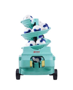 Intelligent soccer ball serving machine