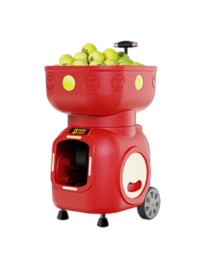 Intelligent tennis ball serving machine