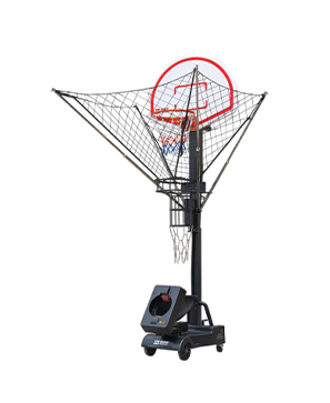 Intelligent basketball ball serving machine