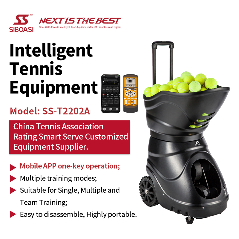 T2202A 21-Zone Precision Drill Programming APP-Enabled Tennis Ball Machine