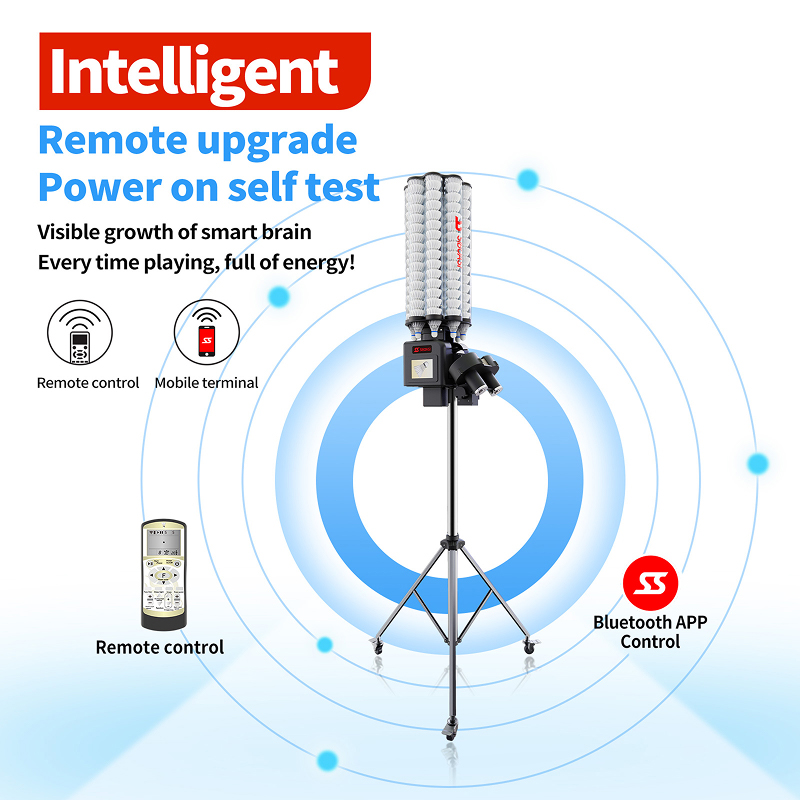 B3 2-Way Cross Drill & 200-Ball Capacity Smart Badminton Training Machine