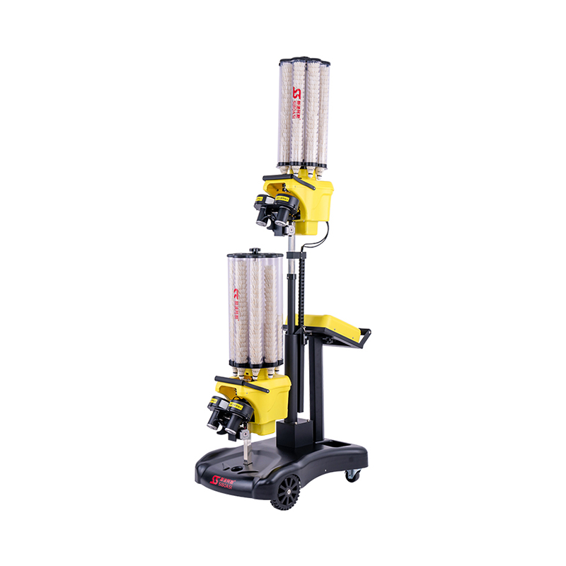 S8025A Tablet Control, 400-Ball Capacity & 21-Zone Program Elite Badminton Ball Machine