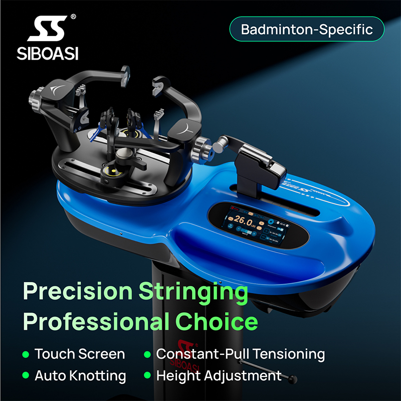 SS-S6 Height-Adjustable Dual-Sport Stringing Machine with Photoelectric Sensor