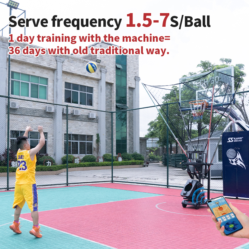 K2100A Basketball Machine with LED Score Display & Real-Time Hit Rate Tracking