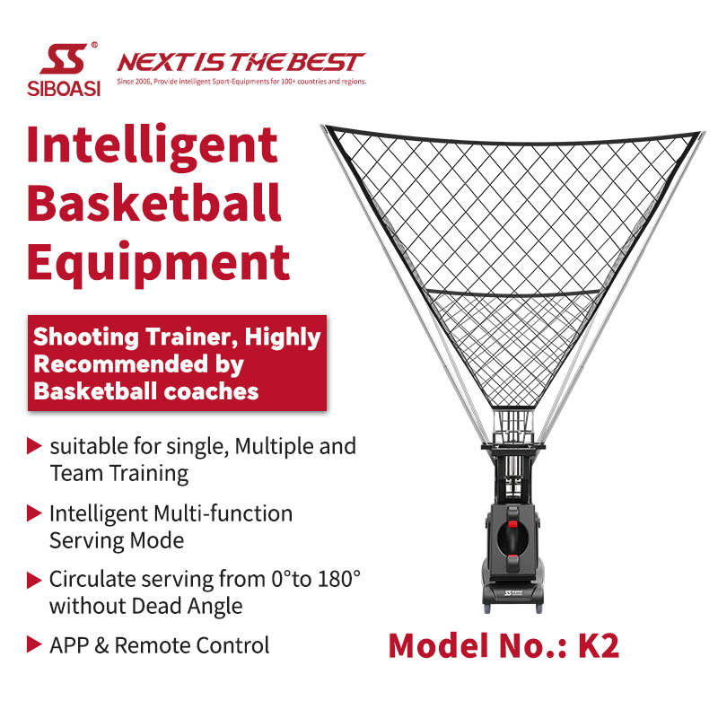 K3 Spin Delivery & 60-Position Horizontal Drill Precision Basketball Training Machine