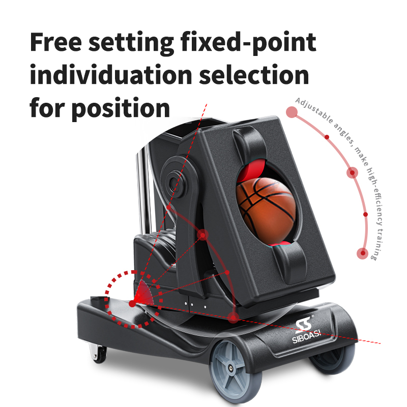 K3 Spin Delivery & 60-Position Horizontal Drill Precision Basketball Training Machine