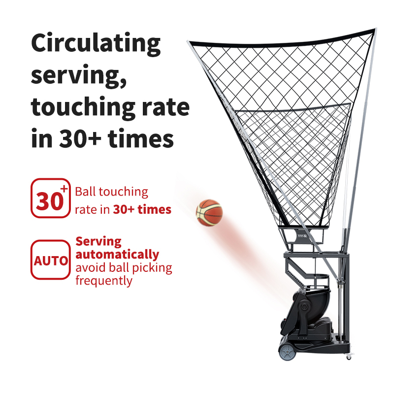 K3 Spin Delivery & 60-Position Horizontal Drill Precision Basketball Training Machine