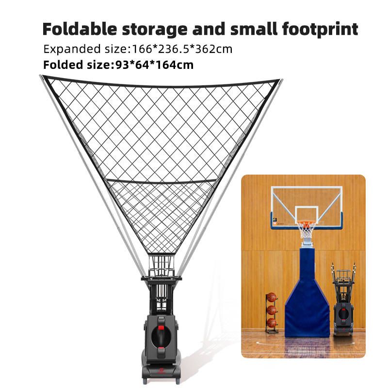 K2101 Multi-Level Speed, Angle & Spin Control Basketball Serving Machine