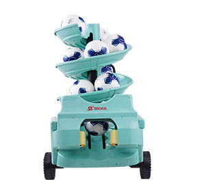 Intelligent soccer ball serving machine