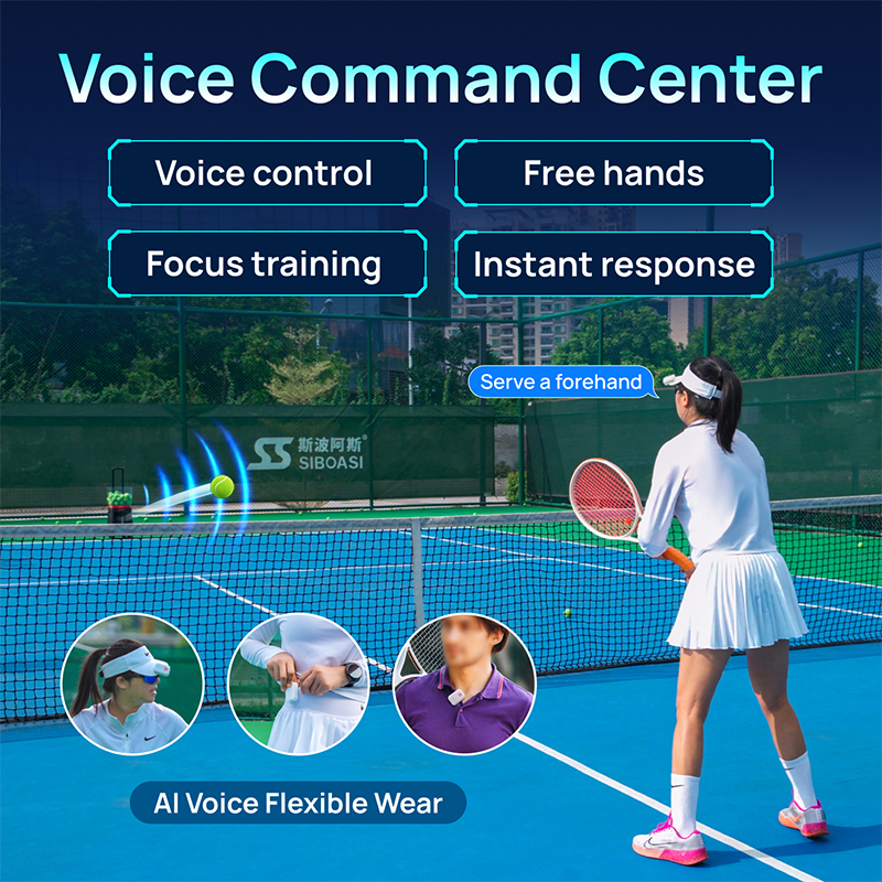 T7Pro Voice-Control Tennis Ball Machine Professional Team & Tournament Tactical Edition