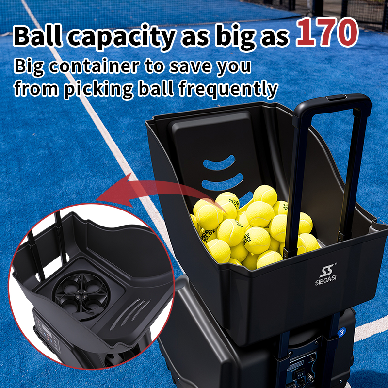 TB210 35-Point Smart Programming & Multi-Drill Mode Coverage Pro Padel Ball Machine