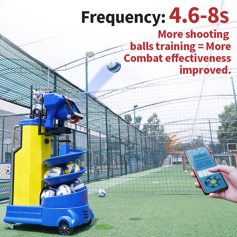 V2201A 35-Point Programming & APP-Controlled Drill System Smart Volleyball Training Machine